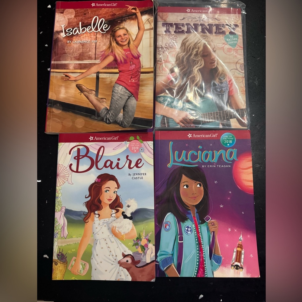 American Girl Book Collection - Pink, Blue, Purple Covers (4)
